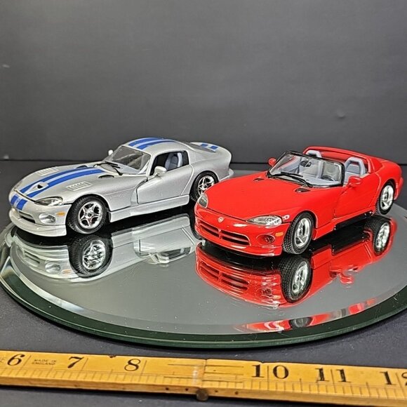 Bburago Dodge Viper Diecast Cars Blue Silver GTS And Red RT/10 ITALY Gen 1 Gen 2 - Picture 8 of 16